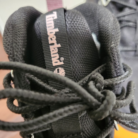TIMBERLAND EURO HIKER WATERPROOF MID HIKER BLACK NUBUCK WOMENS 7 M WITH BOX - Picture 14 of 16